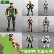 New JEU Old Meaning Nostalgic 12cm Soldier Model Soldier Police Spaceman 10cm Doll Medieval Military