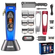 WMARK NG-9004 ปัตตาเลี่ยนตัดผมมืออาชีพสำหรับผู้ชาย มอเตอร์ Maglev 10000 RPM มาพร้อมแท่นชาร์จ ใบมีด D