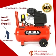 COBRA AIR Tools 50L Litre AIR Compressor 9.5 CFM 3.0HP 230V 115PSI 8 BAR Powerful