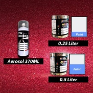 PZ15 Wine Red PZ16 Mahogany Supreme Pearl Metallic 370ml AK Paint 2K Aikka DIY Aerosol Cat Spray Bot