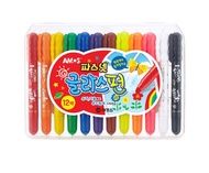 ⭐️長期訂貨⭐️ 現貨 韓國直送 韓國製 Amos Glass Fun Glass Decor 多用途無毒兒童蠟筆 水溶性玻璃用 彩繪蠟筆 容易清潔