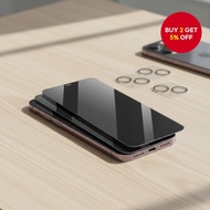 61,iPhone 17 16 15 14 13 12 11 Pro Max XR  Pelindung Skrin 6 dalam 1 dan Filem Lensa Kamera untuk iP