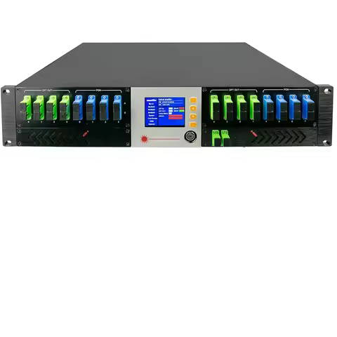 CATV FTTH EDFA 16x23db WDM Output catv 1550nm Erbium Doped Fiber Amplifier GPON XGSPON