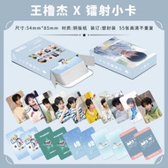 Wang Jiejie Laser Photocard 55 TF Family Fourth Generation Merchandise Album Photocard 10cm Photo Fl
