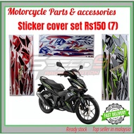 STICKER BODY COVER SET RS150 RS150R (7) sticker cover set rs150 r