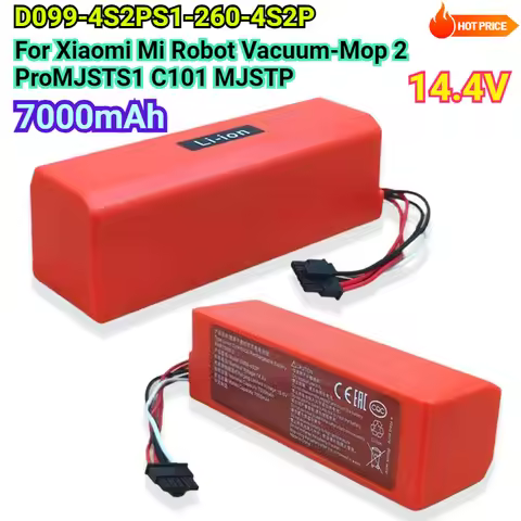 Replacement Battery D099-4S2P S1-260-4S2P For Xiaomi MIJIA Mi Robot Vacuum-Mop 2 Pro MJSTS1 C101 MJS