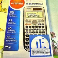 Brand New Original Casio FX-50FH II Programmable Calculator -全新行貨卡西歐FX-50FH II方程式計数机