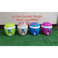 6 LITERS WATER JUG WITH FAUCET 8802