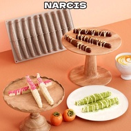 NARCIS Chocolate Mold, 10-Cell Design Non-Stick Vanilla Pod Mold, Premium Reusable Heat Resistant Fo