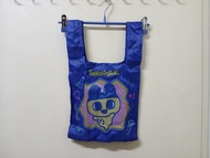 Tamagotchi 他媽哥池 藍色 環保 小型 手挽 手提 購物 袋 元氣壽司 Small Blue Shopping Tote Bag