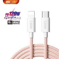 Mione 120W Fast Charger Cable Type C To Type C Cable For IP 13 12 Pro Max USB C  Type C PD Cable 1M 