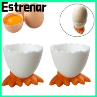 ESTRENAR 1/2/4Pcs Kitchen Supplies Boiled Creative Opener Eggs Container