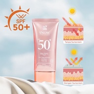 Dherbs Snow Tinted Sunscreen spf50 Moisturizer Alif Syukri