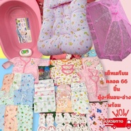 เซ็ทเตรียมคลอดที่นอน+อ่าง+มุ้ง จำนวน 66 ชิ้น เตรียมคลอดน้องเลย ราคา 1569 บาท