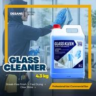 Glass Cleaner Professional 4.3KG | Pencuci Cermin & Tingkap | Hotel Office Cleaning Service | DESANS