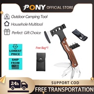 Pony 12 in 1 Multitool Camping tools kits Camping Hatchet With Credit Card Tool For Camping Hiking R