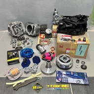 เสื้อลูกw125 พร้อมชุดครัชมือ+ครัชโซนิค+เวิท พร้อมใส่ ฝา4วาล์ว เสื้อw125ลูกไมตรอน ลูก56/57/58/59/60/6