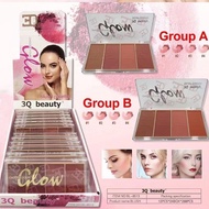 3Q BEAUTY CHOOSE YOUR GLOW BLUSH PALETTE 1PCS