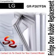 LG Refrigerator Fridge Door Seal Gasket Rubber Replacement part GR-P267FSN - wirasz