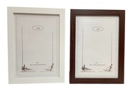 Photo Frame Size - 8R /A4 / 11R / A3 - White & Brown Color(1pc)