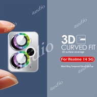 Realme 14 5G กระจกนิรภัยป้องกันเลนส์กล้องถ่ายรูปโลหะสำหรับ Realme 14 Realme14 5G 2025 รัมเลนส์กล้องถ