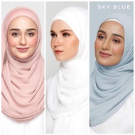 [PRELOVED]Instant Shawl with attached inner and Mini Pleats BAWAL by Shera Lee