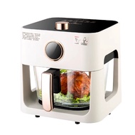 Visual Air Fryer Electric Fryer 8L Smart Voice Touch Fryer Visual Glass Large Capacity Oven Household