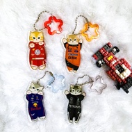 Acrylic Keychain F1 team x cats Ferrari Mclaren Redbull Mercedes Unofficial fanmerch by Riddlerz.co