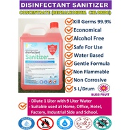 Disinfectant Sanitizer Concentrate 5L(Benzalkonium Chloride)/For Mist Spray Gun&amp;Misting Machine /Non Alcohol/SDS ReportD