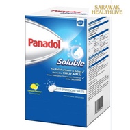 Panadol Soluble Lemon Flavour 120's Effervescent Tablets