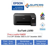 Epson EcoTank L3250 WiFi AIO InkTank printer (Replace L3150)