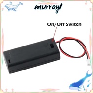 MURRAY Battery , 2 AAA Battery 3V 2 AAA Battery Holder, Practical 2 Cell With ON/ Switch PH2.0 Conne