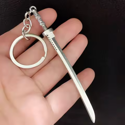 New Katana Keychain Inspired by The Walking Dead Katana 106 * 10mm Sword Sheath Car Keychain Gift Ke