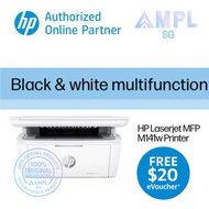 HP M141w LaserJet Pro MFP Wireless Mono Laser Printer | Print,Copy,Scan | Free $20 eVouchers | Order