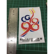Sticker komenwel kuala lumpur 98