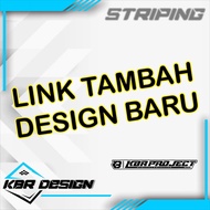 ADDITIONAL LINK Design CUSTOM/ AS YOU LIKE stiker motor sticker motor custom stiker ex5 dream stiker
