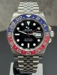 【MARK 1】停產款 95新 ROLEX 勞力士 格林尼治型 II GMT-MASTER II 126710 126710BLRO JUB 126710BLRO-0001 紅藍圈 百事圈 珠帶 紀念