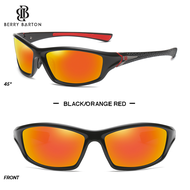 Berrybarton - Kacamata Hitam Sport Polarized Metal PC Sunglasses Bersepeda D120