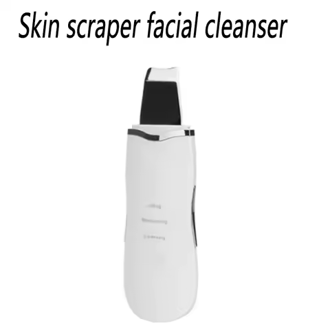 Skin scraper facial cleanser