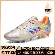 Llama King รองเท้าฟุตบอลคุณภาพสูงล่าสุด หนามแหลมวิลโลว์ราคาไม่แพง AG/TF รองเท้าฝึกซ้อมการแข่งขัน