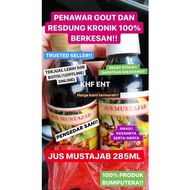 JUS MUSTAJAB PENAWAR TERBAIK BAGI GOUT RESDUNG KRONIK TAMBAH SELERA MAKAN MURAH GUARANTEE HALAL PROD