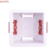 XINYUE Wall Socket Cassette, Junction Box Embedded Install Gypsum Board Lining Box, Safe 35/46mm Dep