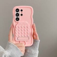 Order & Follow Store To Get Free Lanyard, Cute Macaron INS Style Wavy Edge Phone Case + Stress Relie