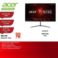 Acer Nitro KG240Y M5 23.8" FHD IPS 180Hz Gaming Monitor ( DP, HDMI, 3 Yrs Warranty )