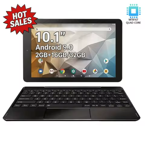 2026 Hot Sales 10.1“ Android 9.0 Tablet PC MT8167 Quad Core CPU 2GB RAM 16GB/32GB ROM 1280 X 800 IPS