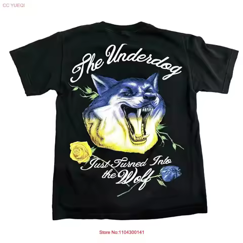 Big Sean I Decided Tour Wolf T Shirt in Black Size S vintage Washed streetwear Slightly Casual Top F