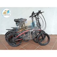 16 INCH GOMAX FOLDING BIKE WITH SHIMANO 7SP GROUPSET + FREE GIFT