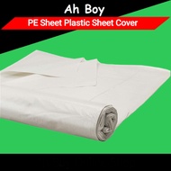 PE Sheet | Plastic Sheet Cover 9ft X 20ft | Wrapping Plastic Wrap Furniture Sofa Floor | Plastik Ala