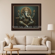 Divine Lord Ganesha Framed Art 22x28