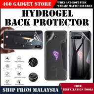 [Back] Asus ROG Phone 3/ ROG Phone 3 Strix/ ROG Phone 2/ ROG Phone 1 Hydrogel Soft Back Protector